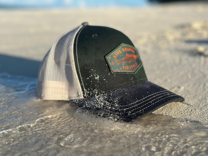 Firstfly King Salmon - Cap Green/Grey/Beige