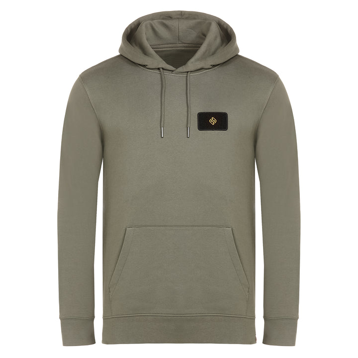 Dry Fly - Patch Hoodie Khaki