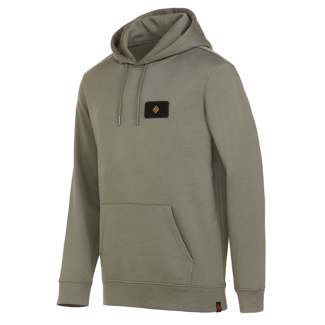 Dry Fly - Patch Hoodie Khaki