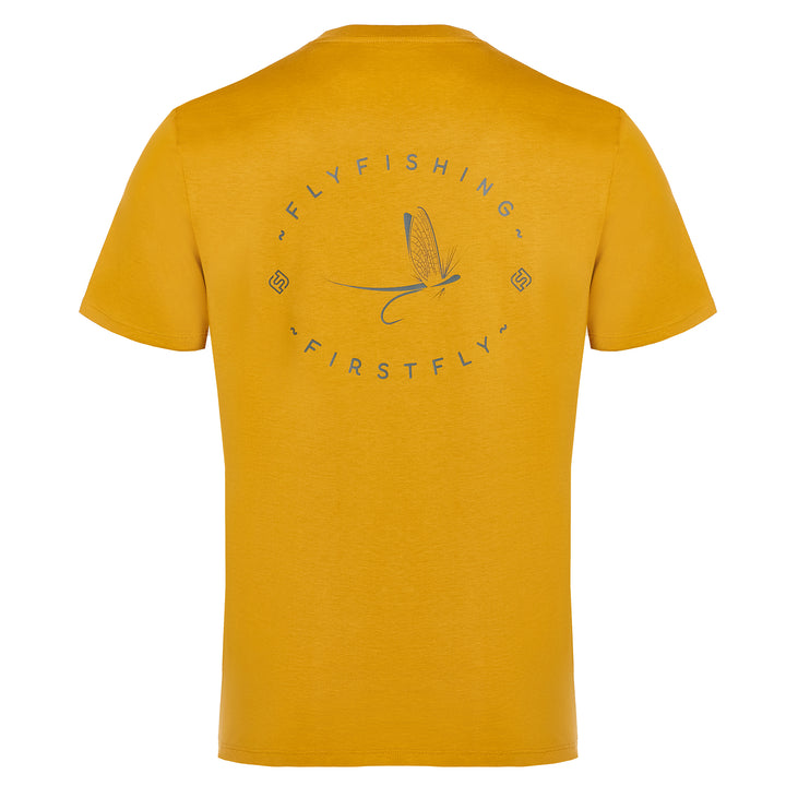 Dry Fly - Patch T-Shirt Curcuma