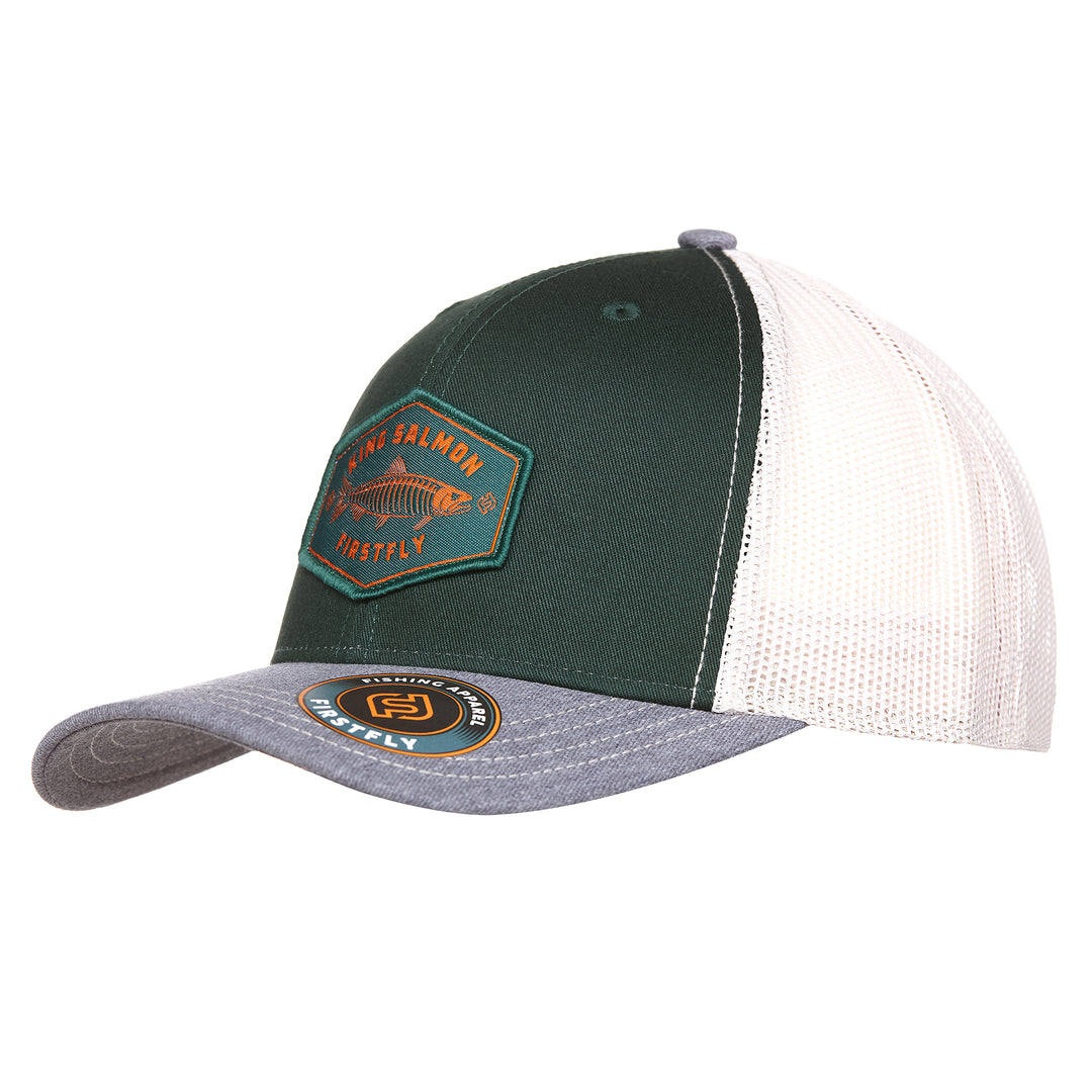 Firstfly King Salmon - Cap Green/Grey/Beige