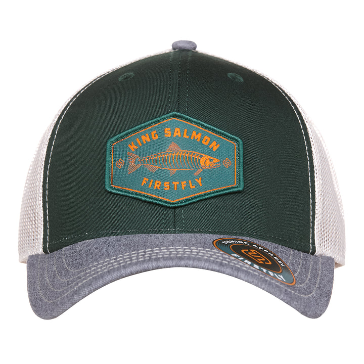 Firstfly King Salmon - Cap Green/Grey/Beige