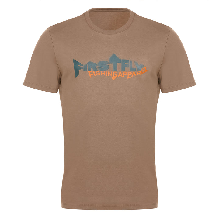 Fish Font - Icon T-Shirt Beige