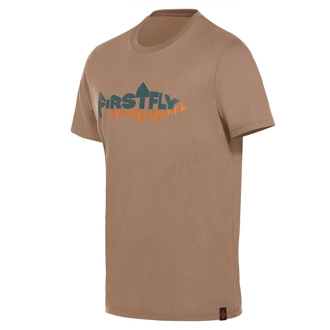 Fish Font - Icon T-Shirt Beige