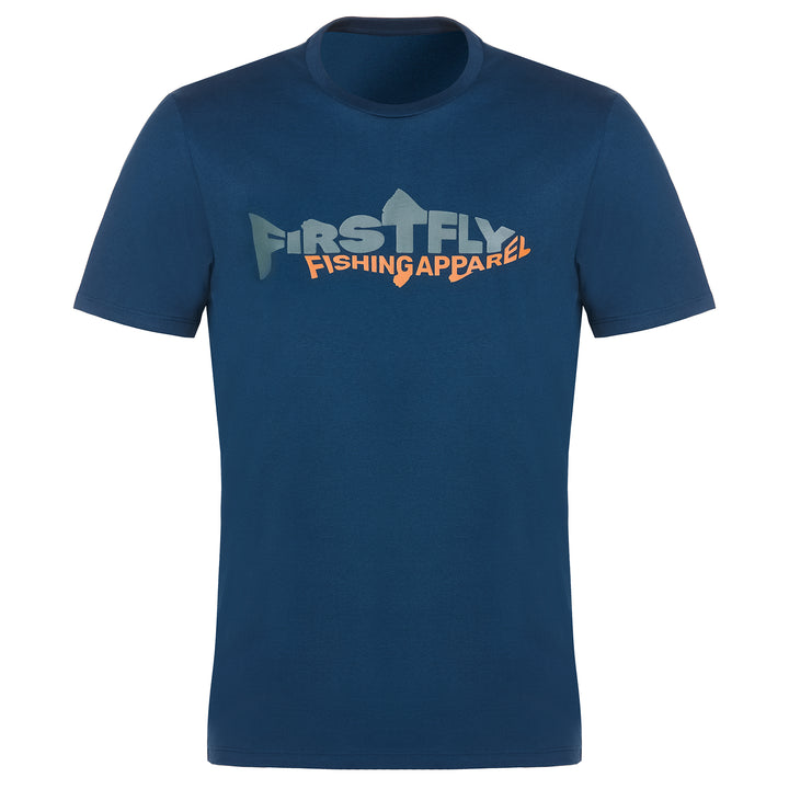 Fish Font - Icon T-Shirt Petrol