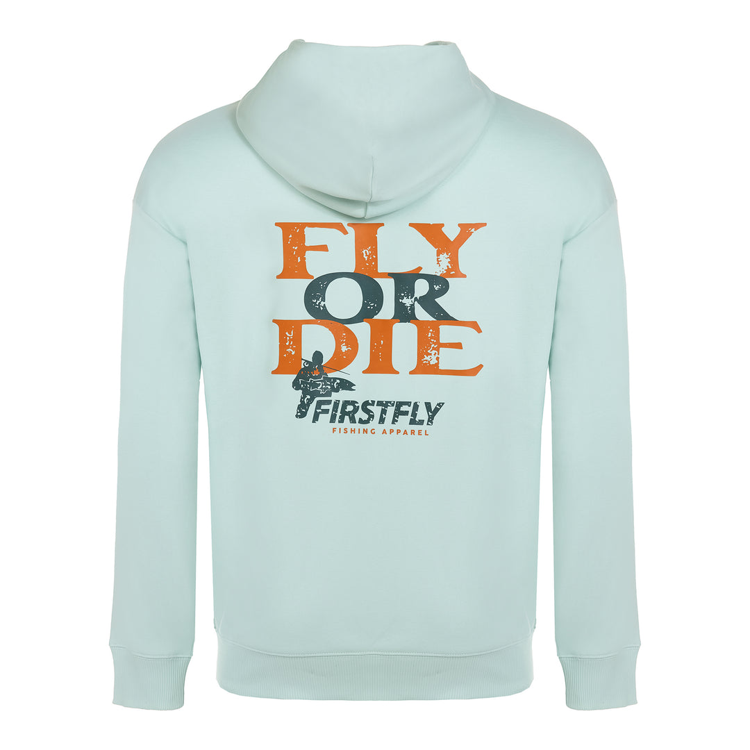 Fly Or Die - Icon Oversized Hoodie Caribean Blue