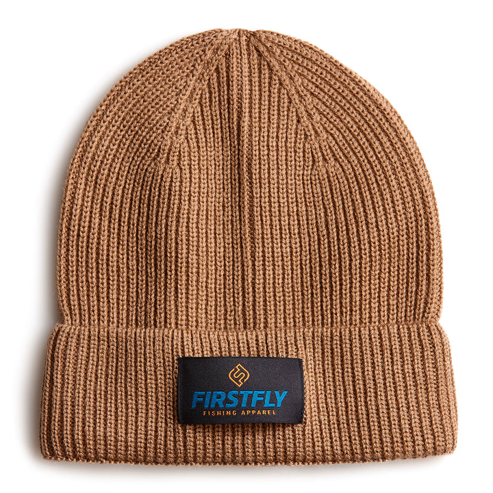 Firstfly - Merino Beanie Mütze Caramel