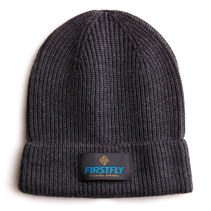 Firstfly - Merino Beanie Mütze Dark Grey