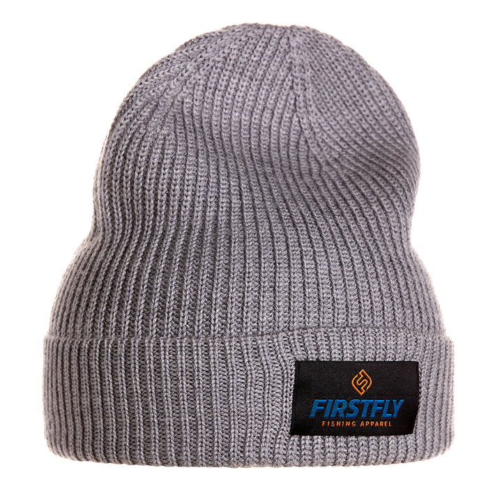 Firstfly - Merino Beanie Mütze Light Grey